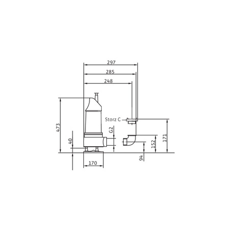 Pompa zanurzeniowa do ścieków WILO EMU KS 12 ES żeliwo 1x 230V, moc 1.8W 50 Hz