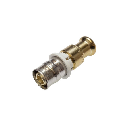 Mufa SANHA 3fit Press pb-free trzyczęściowy, brąz, 20 mm x 18 mm (zw x zw)
