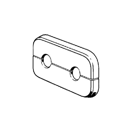 Rozeta VIEGA 10796 do rury 15 - 15 mm, wysokość: 10 mm, tworzywo sztuczne, kolor: biały (9010)