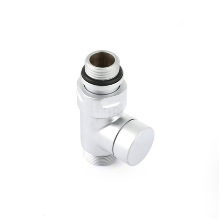 Zawór odcinający prosty CYLINDER, GZ 1/2"-GZ 24-19, Satyna, (V30610R)