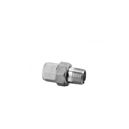 Złączka (śrubunek) prosta niklowana z oringiem (wersja długa) VALVEX Twist, 3/4'' (GZ x GW)
