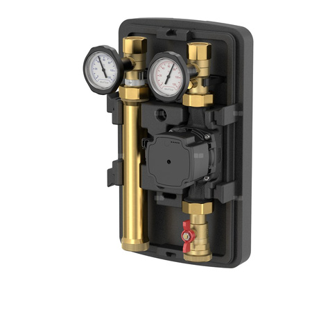 Grupa pompowa FLAMCO MEIBES GZ gazowy walcowy x GW gazowy walcowy 1 1/2 cala (40) x DN 25 Kvs7.8, z izolacją, z pompą obiegową