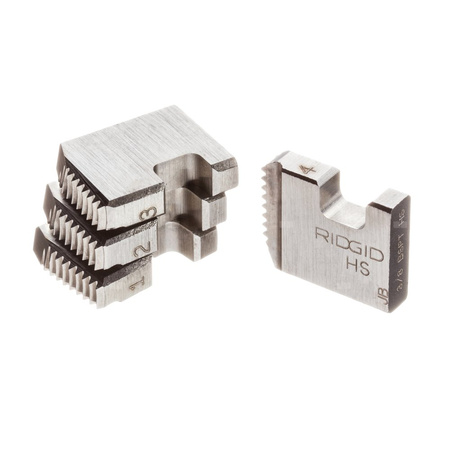 Noże do rur 3/8" BSPT, stal szybkotnąca, prawoskrętne, do głowic gwinciarskich 00-R, 11-R, 12-R, 0-R