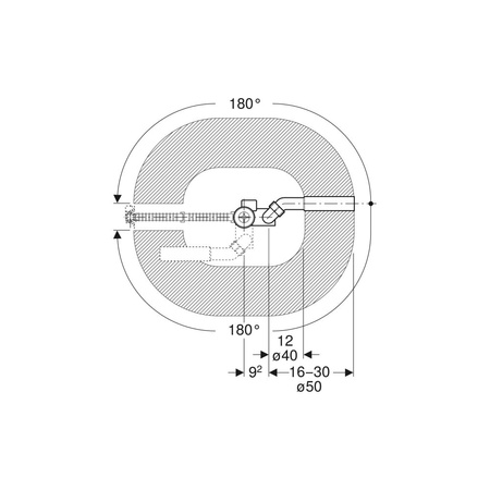 Śrubunek zaprasowywany Geberit