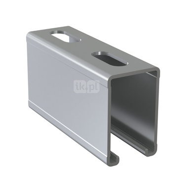 Szyna montażowa NICZUK SZME, gr. 3 mm, dł. 2000 mm, stal nierdzewna (ocynk galwaniczny)