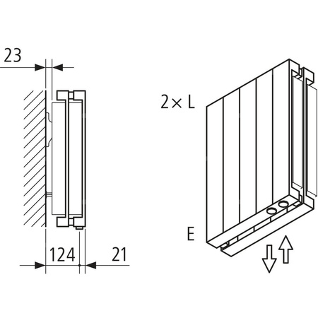 Grzejnik płytowy typ 22 KERMI HVN wym. 1800 x 840 mm, kolor biały, moc 3253 W