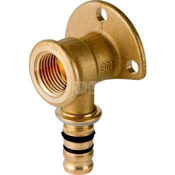 Podłączenie 90' GEBERIT Mepla, Cu, 20 mm, DN 15 x 3/8'' (GW x końcówka wciskowa), 52 mm