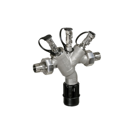 BA - Izolator przepływu zwrotnego, gwintowany, 2", korpus ze stali nierdzewnej