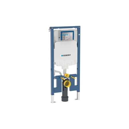 Zestaw kotew ściennych do montażu pojedynczego, do elementu montażowego Geberit Duofix do wiszących misek WC, ze spłuczką podtynkową 8 cm (2 szt.)