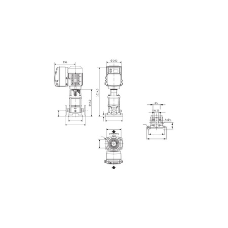 Wilo-MVIE 7002/2-3/25/E/3-2-2G wysokociśnieniowa pompa do wody