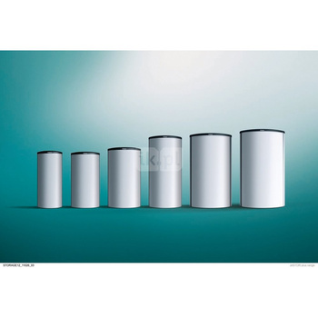 Zbiornik buforowy stojący VAILLANT allSTOR plus VPS 300/3-C 303L, 3bar bez wężownicy, kolor: biały