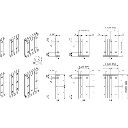 Grzejnik płytowy typ 10 KERMI HVN wym. 3600 x 140 mm, kolor biały, moc 480 W