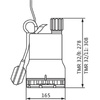 Pompa zanurzeniowa do ścieków WILO Drain TM/TMW32/8-10 polipropylen 1x 230V, moc 0.45W 50 Hz, przewód 10m