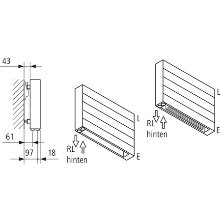 Grzejnik płytowy typ 21 KERMI V-HHV QN1543(R), bez osłony wym. 770 x 1100 mm, kolor biały, moc 1543 W