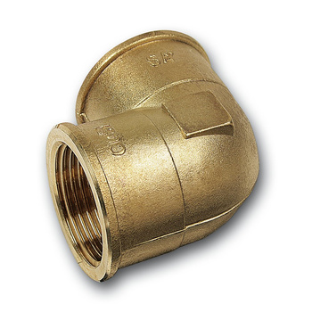 Kolano 90' SANHA PURAFIT, brąz, 1/2'' (GW)