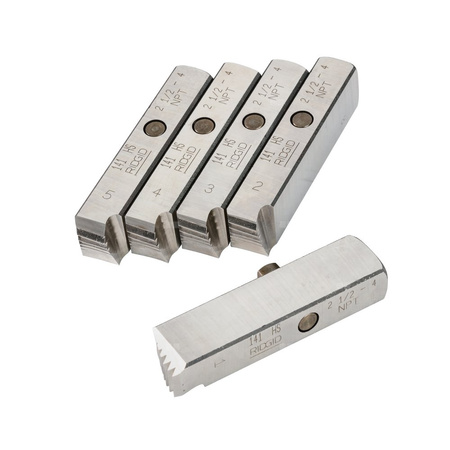 Noże do gwintownicy 141 do rur 2 1/2'' - 4'' BSPT, stal szybkotnąca prawoskrętna