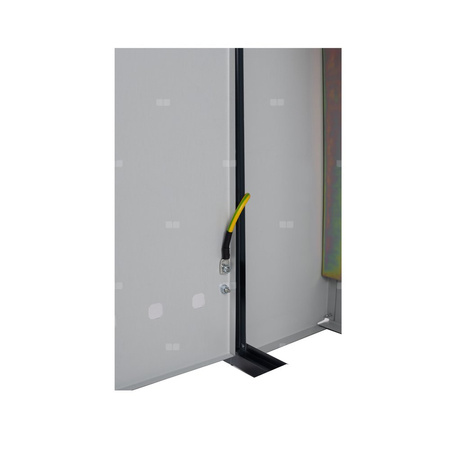 Punkt redukcyjno-pomiarowy na 5-6 gazomierzy G4/G6,w pionie,w skrzynce metalowej antracyt