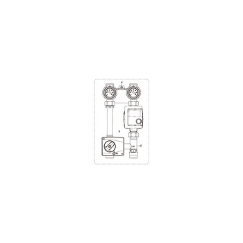 Regumat M3-130, DN 20, z pompą Grundfos Alpha 2.1 15-60