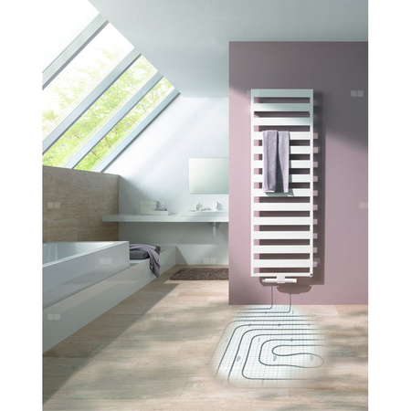 Grzejnik drabinkowy KERMI Casteo BH, wym. 1533 x 750 mm, kolor srebrny, moc 921W