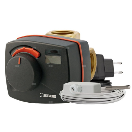 Zawór trójdrożny regulacyjny ESBE VRG131 20-6.3 RP 3/4 mosiądz GW DN 20, kl. ciśn. PN 10 6.3 Kvs