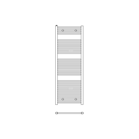 Grzejnik drabinkowy KERMI B20, wym. 1502 x 890 mm, kolor biały, moc 1108W