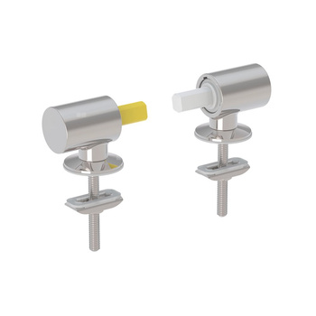 Zestaw zawiasów Geberit do deski sedesowej, mocowanie od góry, wolne opadanie (2 szt.)