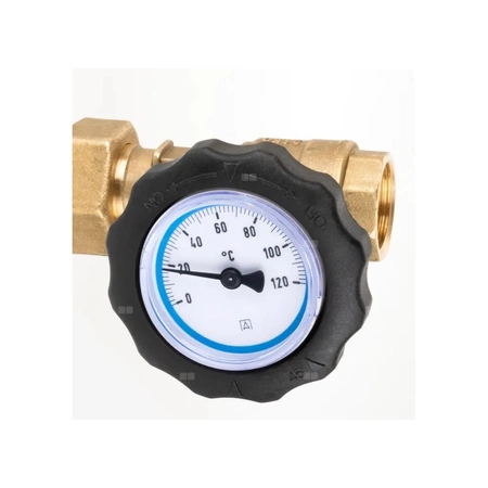 Grupa pompowa AFRISO BPS 911 AP GZ x GW 1'' x 3/4'', z zaworem mieszającym, z zaworem termostatycznym, z pompą obiegową AFRISO APH 160 15-7/130 mm