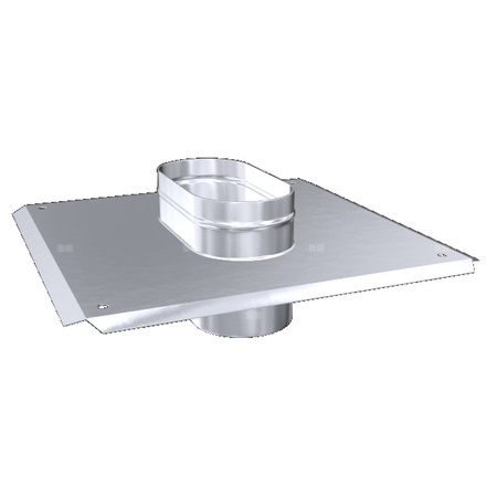 Płyta dachowa przepustowa MK ŻARY PR DHOI fi 120x180 mm stal nierdzewna