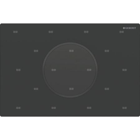Elektroniczny zestaw uruchamiający WC Geberit, IR, Sigma10, 12cm, czarny mat, easy-to-clean