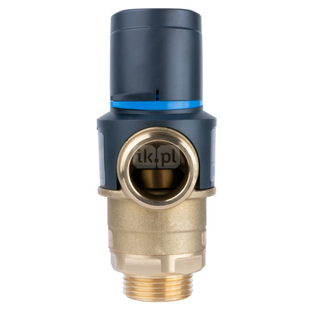 Zawór regulacyjny termostatyczny do wody ciepłej AFRISO ATM 763 mosiądz GZ 1'', DN 20, zakres temp. 35...60'C, Kvs 3.2m3/h, max. 110'C, max. 10bar