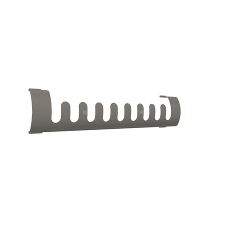 Wieszak TERMA SIMPLE, 500 mm RAL 7039