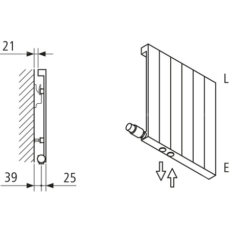 Grzejnik płytowy typ 10 KERMI V-HVV wym. 2200 x 700 mm, kolor biały, moc 1469 W