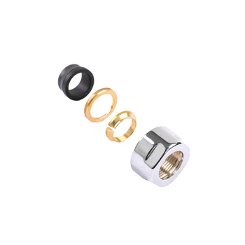 Adapter na miedź CYLINDER, GW 24-19-fi14, Chrom, (A58408B)