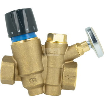 Zawór równoważący z funkcją przegrzewu do cyrkulacji c.w.u. AFRISO ATB 200 mosiądz DN 15