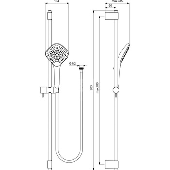 IRAIN EVO JET ZEST. NAT. 3F 900MM ROMB