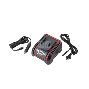 Szybka ładowarka 230 V RIDGID (w zestawie przewód do ładowarki samochodowej)