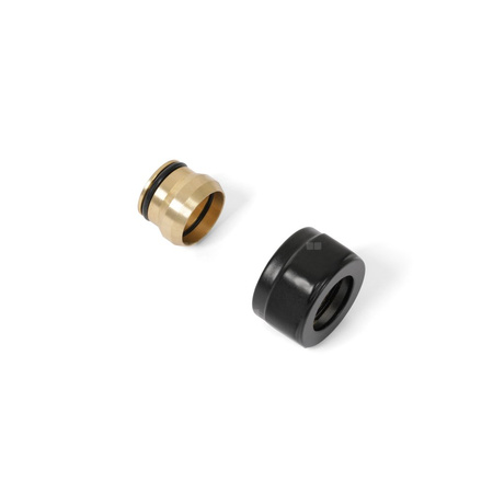 Adapter na miedź SC GW M22x1,5-fi15 Czarny mat (602500002.RAL90051)