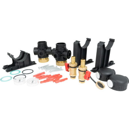 Moduł podstawowy rozdzielacza dolnego źródła ciepła AFRISO ProCalida IN 1 1/2'' do systemu sterowania instalacji domowej