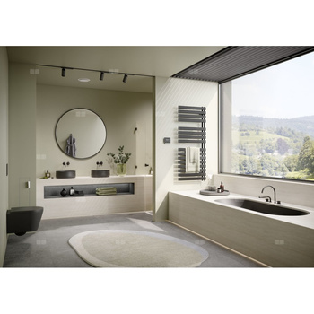 Kermi®Credo®Half®flat-E 1436x37x450 P=600W,RAL9016 SG,WWS biały,lewy