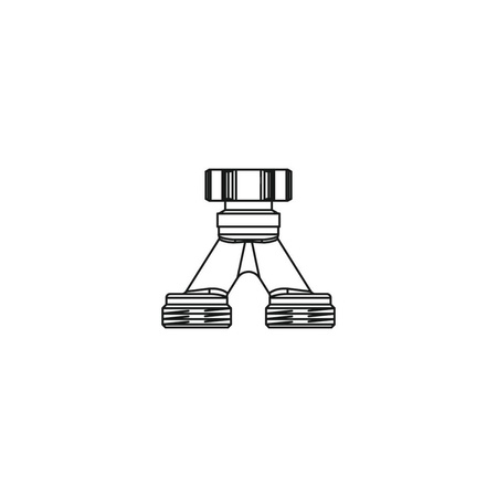Kształtka przyłaczeniowa DUO, do podłączenia dwóch pętli