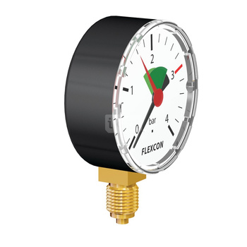 Manometr osiowy 63 mm, 3/8", 1,5-4,0 bar