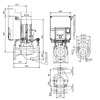 Pompa obiegowa WILO Stratos GIGA 2.0-I 100/1-25/4,0 typu in-line z silnikiem znormalizowanym 50/60 Hz, moc silnika 3.8kW 6.6 A 3000 obr/min, wlot Kołnierz DN 100