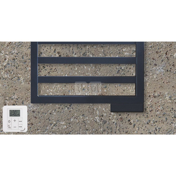 Grzejnik Zehnder Quaro QA-180-045 - 450 mm, kolor RAL 9010, typ złącza Code S012, konsole ścienne towel radiator, kolor mocowania - kolor grzejnika, ilość zest. naściennych 4