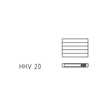 Grzejnik płytowy typ 20 KERMI V-HHV, z osłonami wym. 1050 x 1400 mm, kolor biały, moc 2208 W