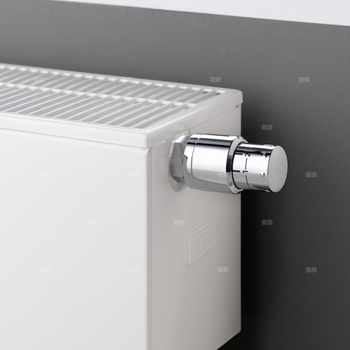 Kermi® Plan-V Typ10 wys755x63x405mm biały, 10 bar, zaworowy, prawy, bez osłony