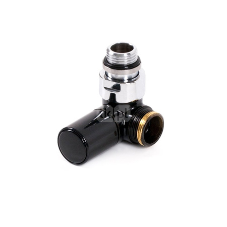 Zawór regulacyjny 3-osiowy CYLINDER, Lewy, GZ 1/2"-GZ 24-19, Czarny, (V74110E9005SX)