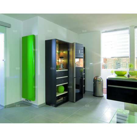 Grzejnik płytowy typ 21 KERMI X2 Verteo Plan, boczna osłona wym. 2400 x 800 mm, kolor biały, moc 2580 W