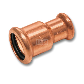 Mufa SANHA Press redukcja, miedź, 35 mm x 22 mm (zw x zw)