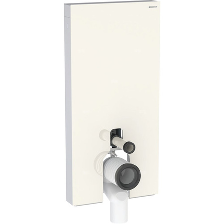 Moduł sanitarny do WC stojącego GEBERIT Monolith Plus, 1010 mm x 480 mm x 106 mm, front: sand, bok: aluminium