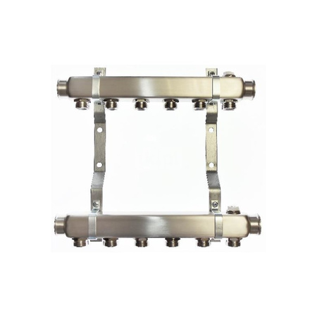 Rozdzielacz  INOX do CO z nyplami  - QIK Optimo III RN-5 - 5 sekcji